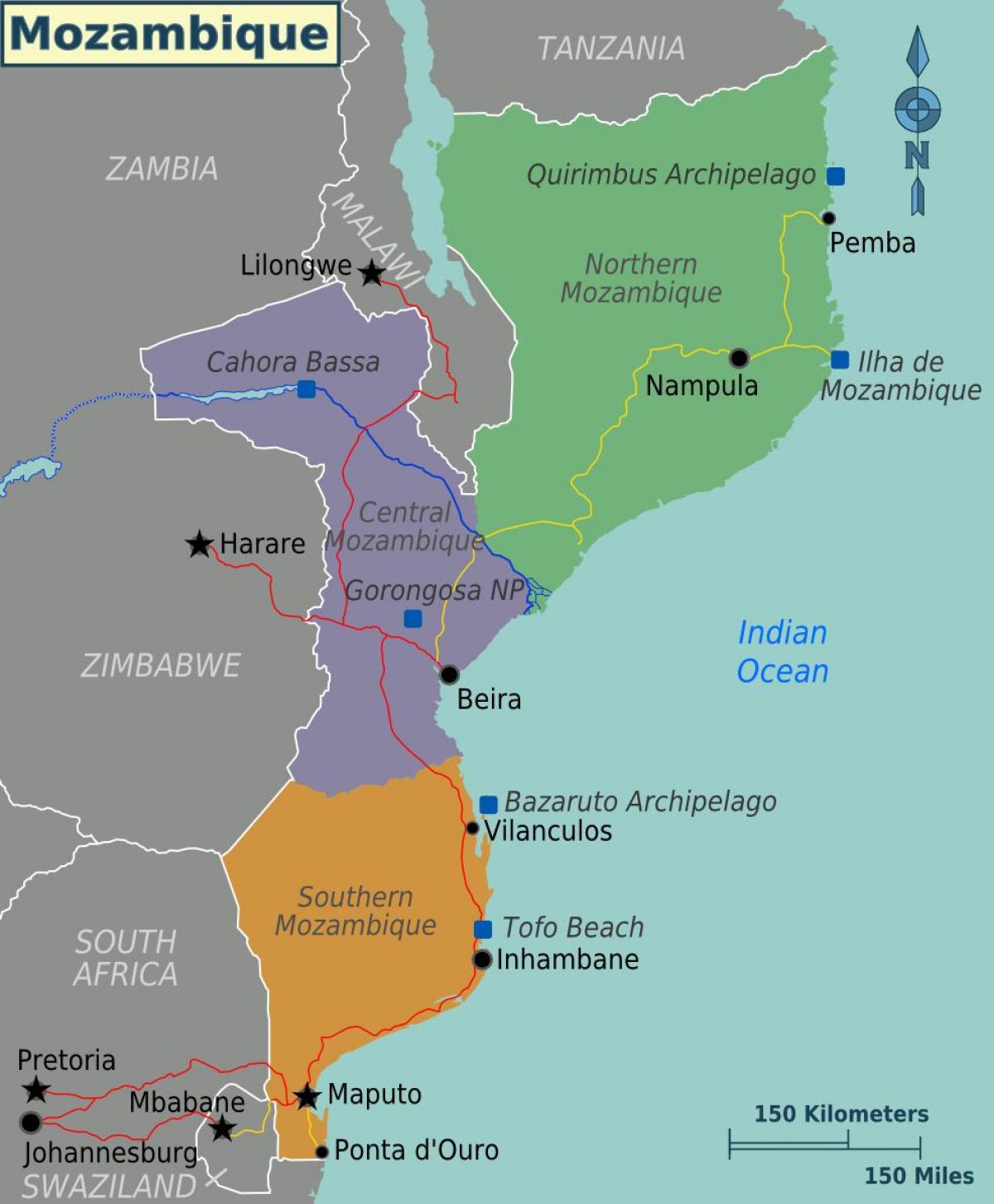 Maputo'da Mozambik yakınlarındaki resorts 